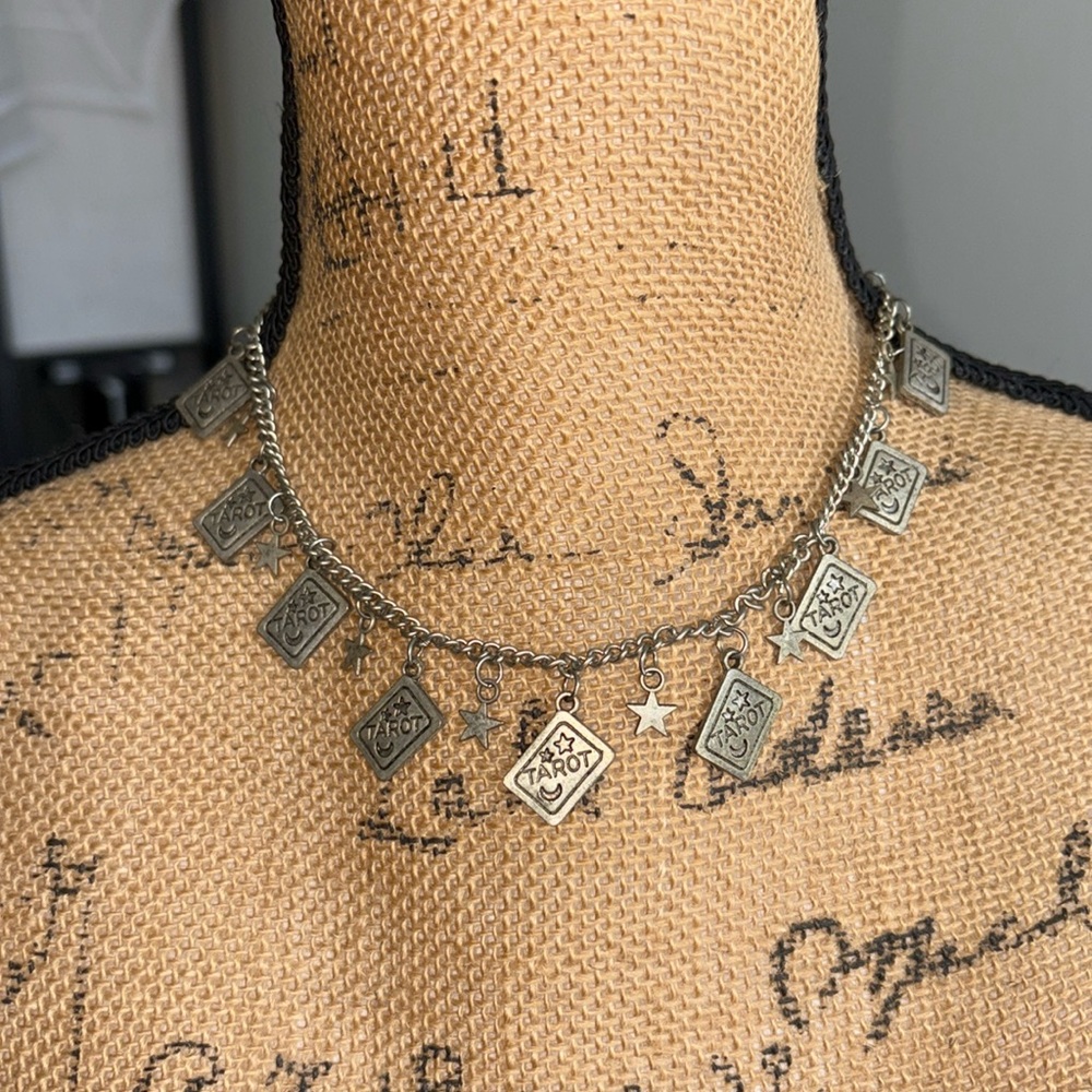 Cute Mini Tarot Card Necklace